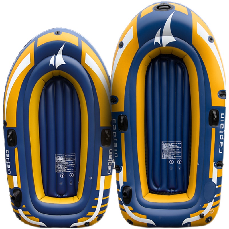 Inflatable Kayak 3 Person - Bateau en caoutchouc, bateau gonflable épaissi,