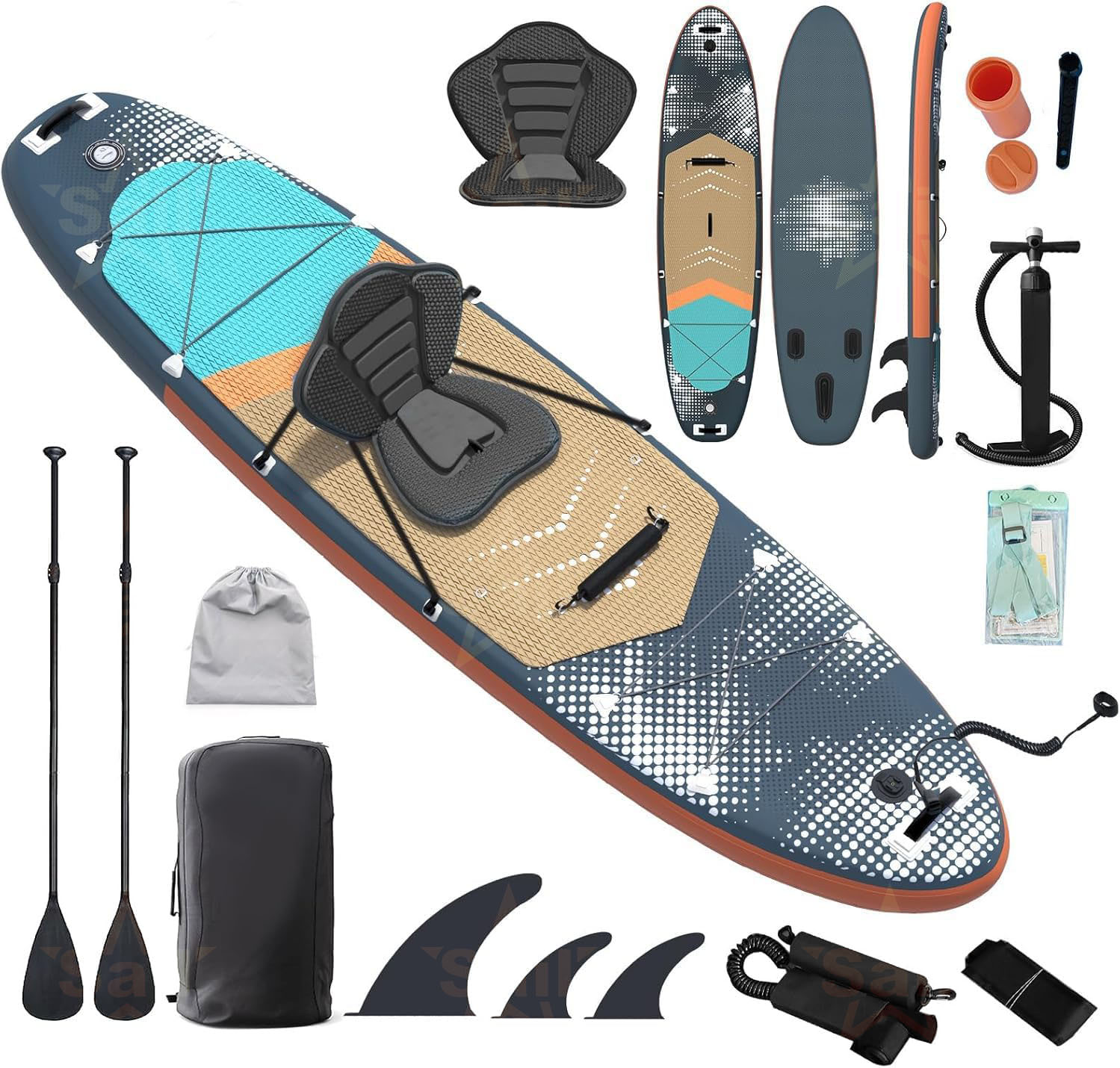 Paddle Board Backpack - Planche à pagaie gonflable multifonctionnelle SUP,