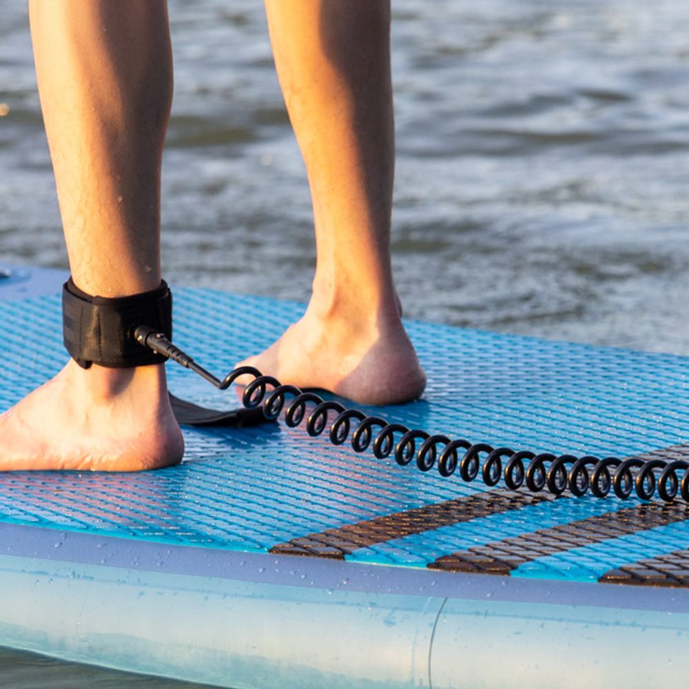 Paddle Board Leash Coiled - Pour HEYTUR, corde de sécurité enroulée