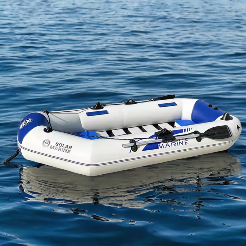 Inflatable Boat 4 Person - Kayak de Pêche Gonflable pour le