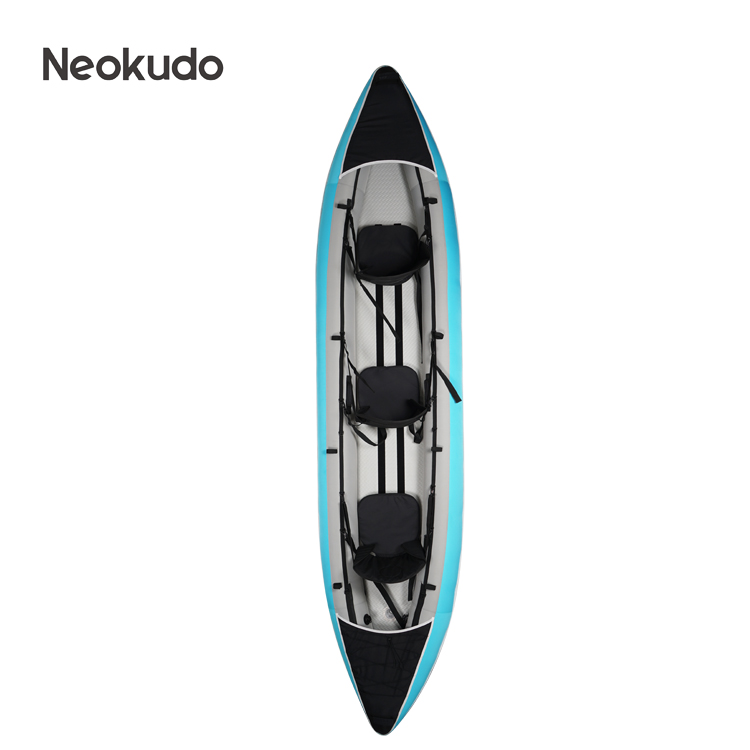Inflatable Kayak 3 Person - Kayak gonflable de pêche 3 places