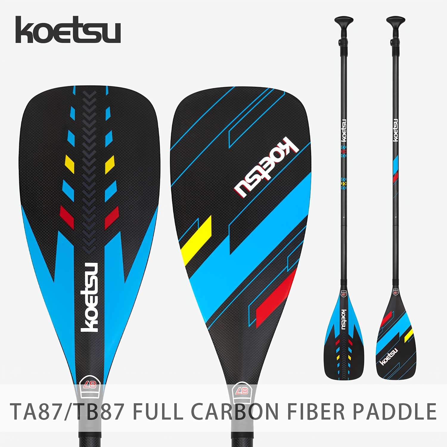 Sup Paddle Carbon Fiber - KOETSU TA87 TB87 Pagaie entièrement en