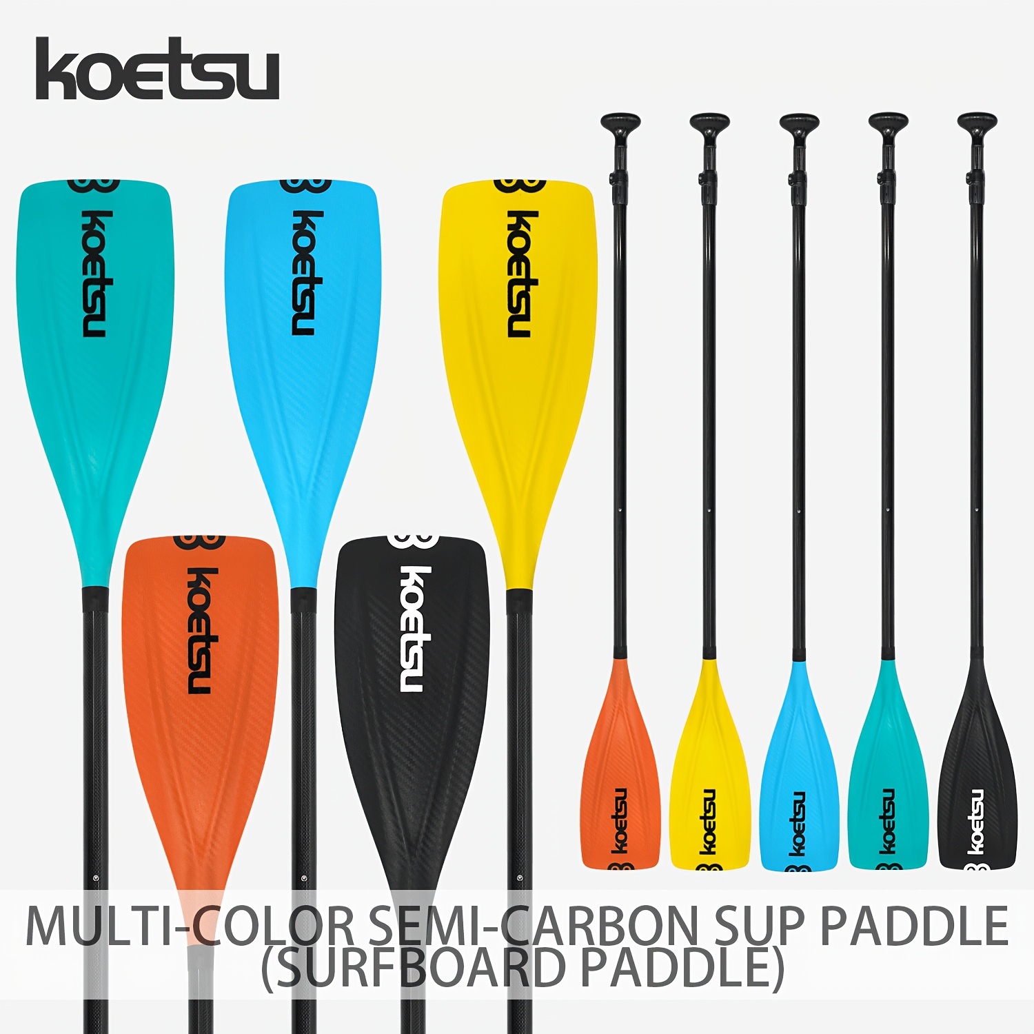 Sup Paddle Carbon Fiber - Pagaie en fibre de verre à