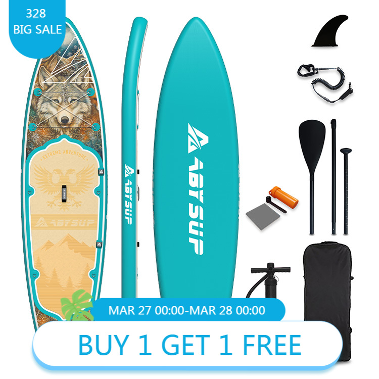 Sup Board 11Ft Inflatable - Planche de SUP gonflable certifiée CE