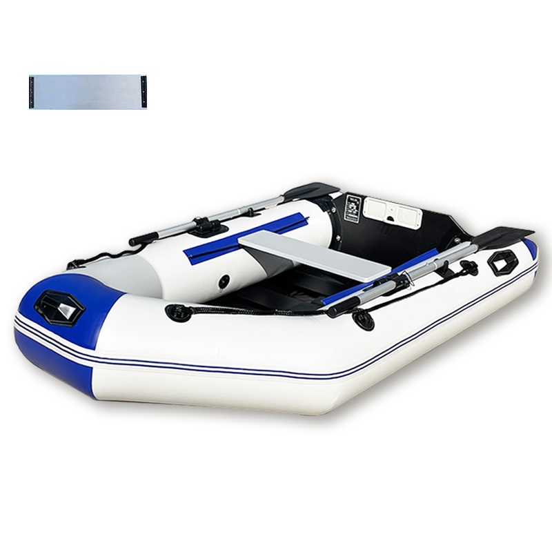 Inflatable Kayak 3 Person - Plancher en bois de lattes de