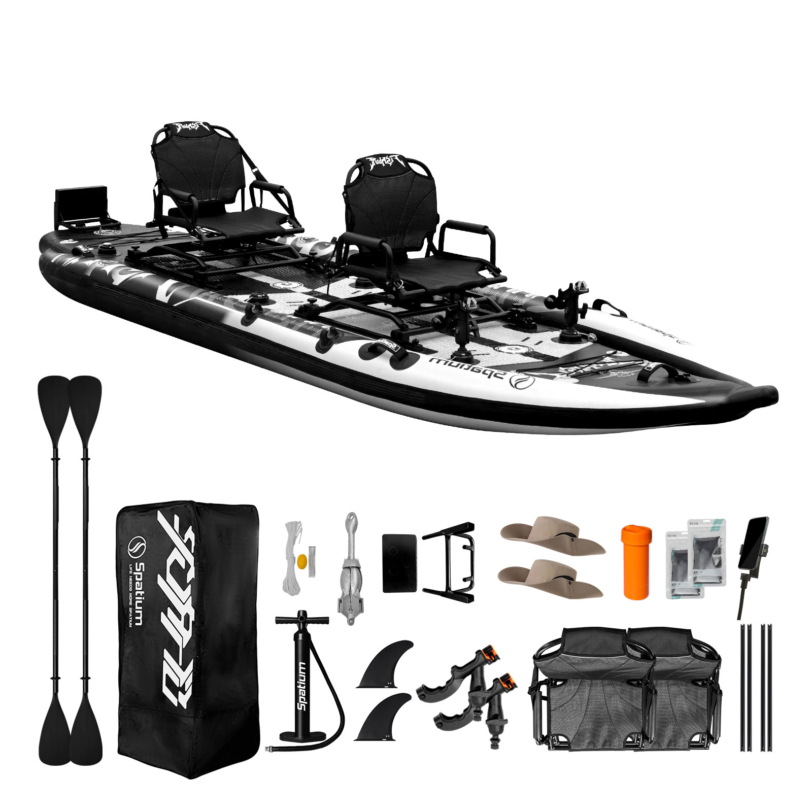 Kayak Inflatable 2 Person - Planche à pagaie gonflable pour 2