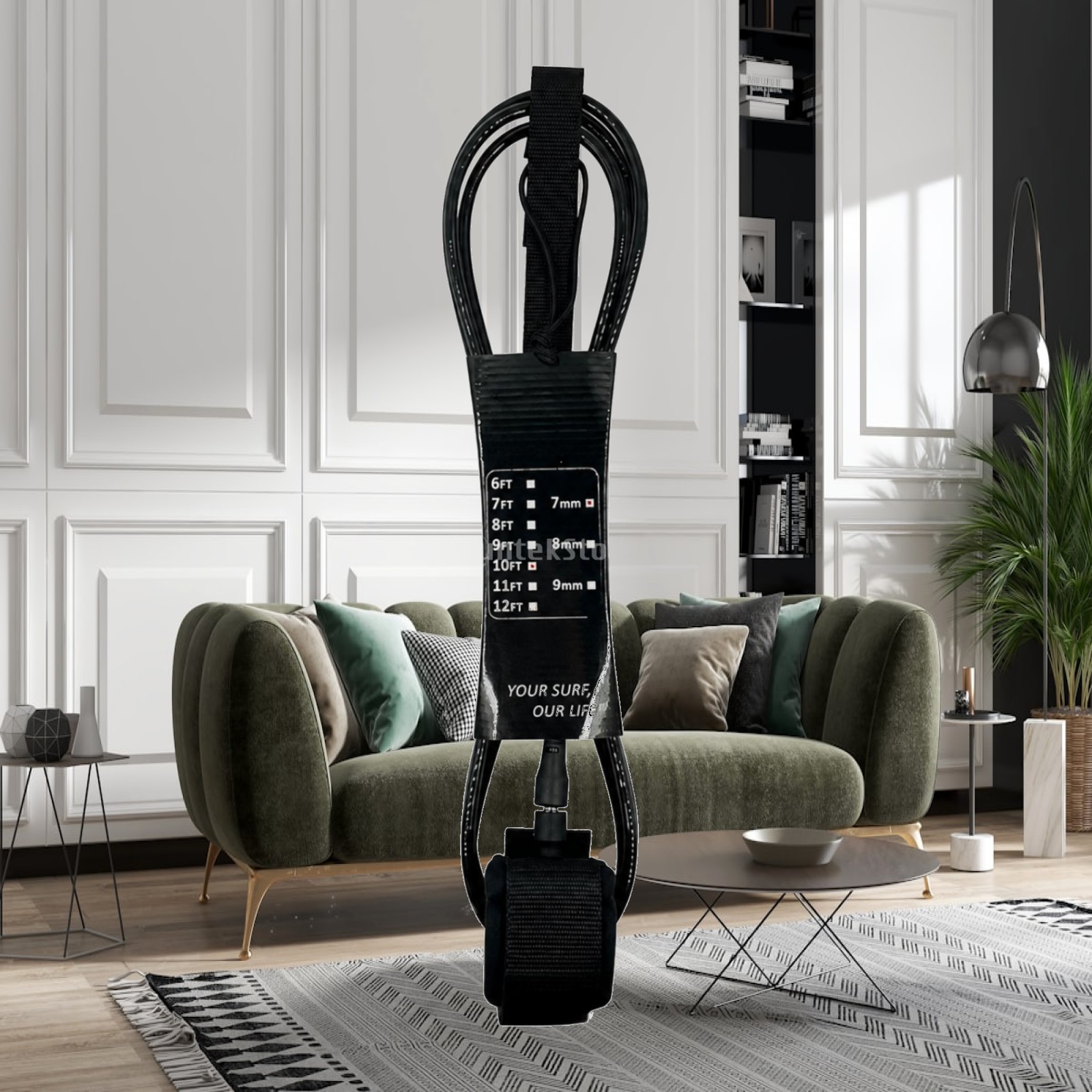 Paddle Board Leash Coiled - Laisse de sécurité pour planche de