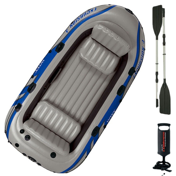 Inflatable Boat 4 Person - Bateau à rames gonflable professionnel pour