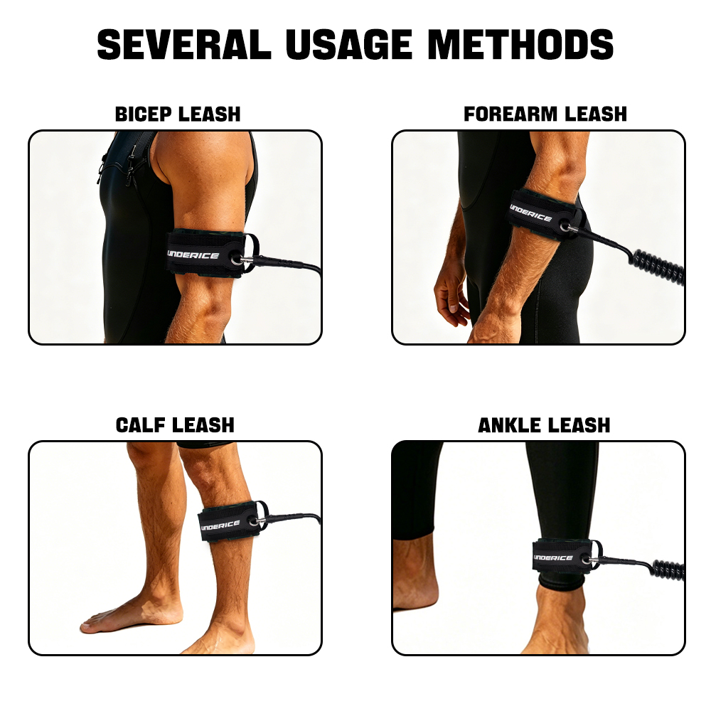 Laisse de planche de surf en T - Paddle Board Leash Coiled avis et prix