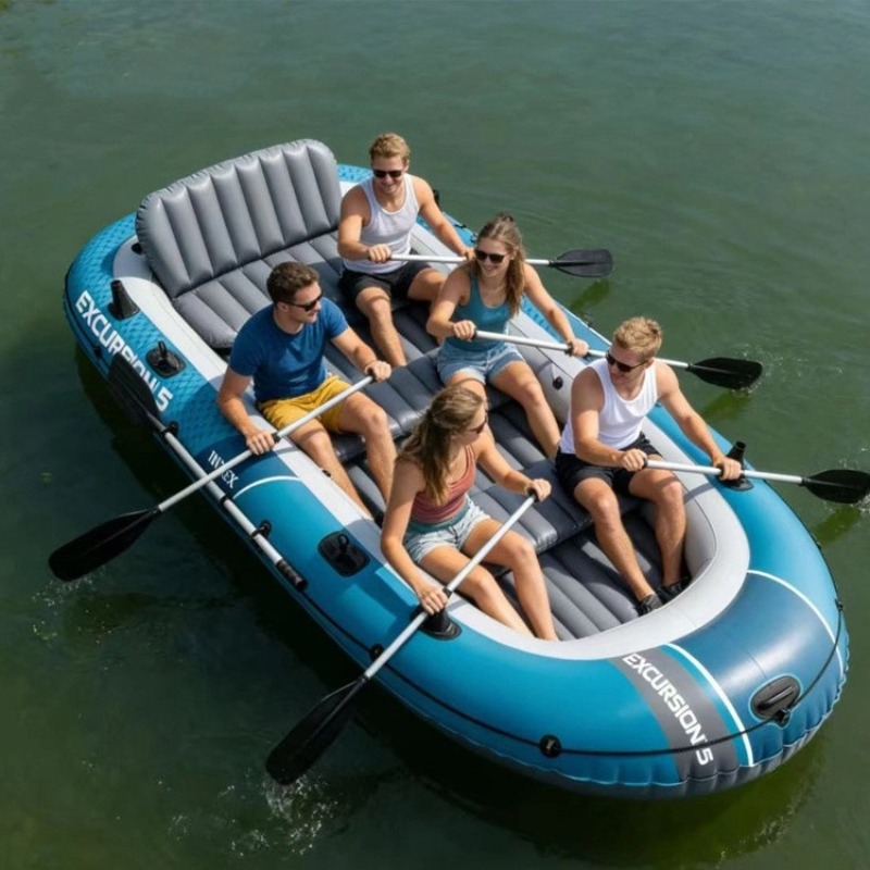 Kayak gonflable robuste pour l - Inflatable Boat 4 Person avis et prix