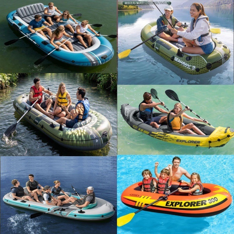 Kayak gonflable robuste pour l - Inflatable Boat 4 Person avis et prix