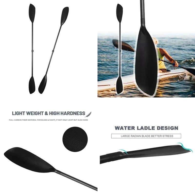 Pagaie de kayak pliable en fib - Kayak Paddle Carbon 2 Piece avis et prix