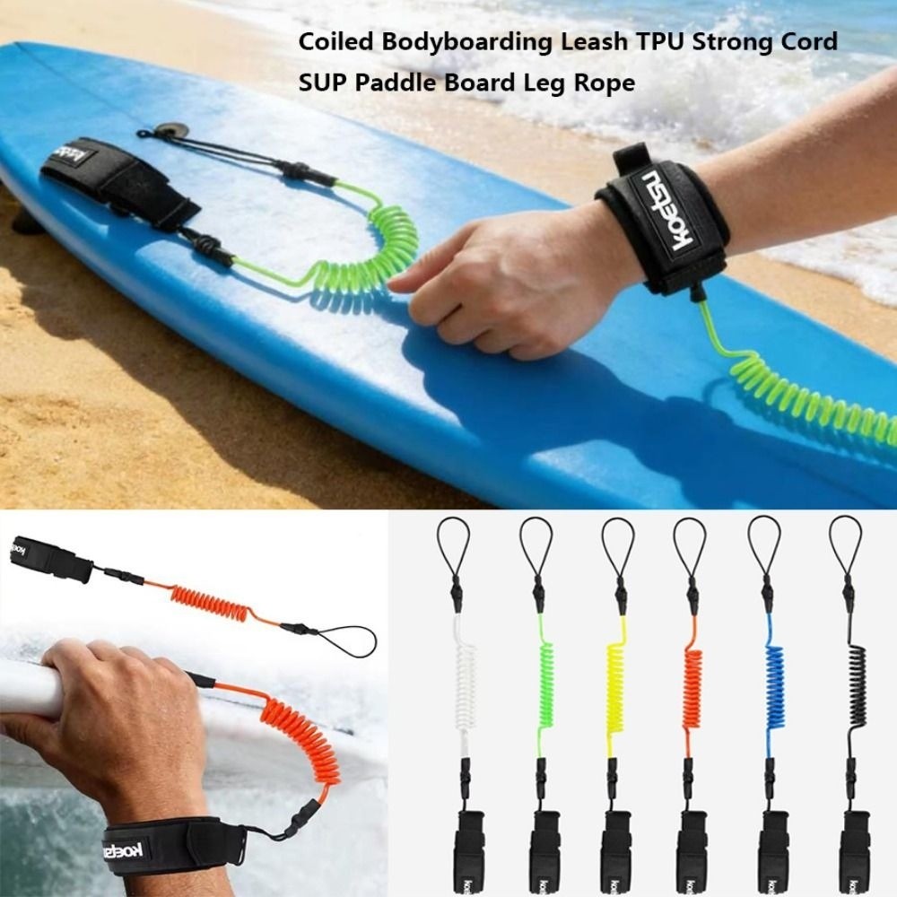 Nouvelle laisse de bodyboardin - Paddle Board Leash Coiled avis et prix