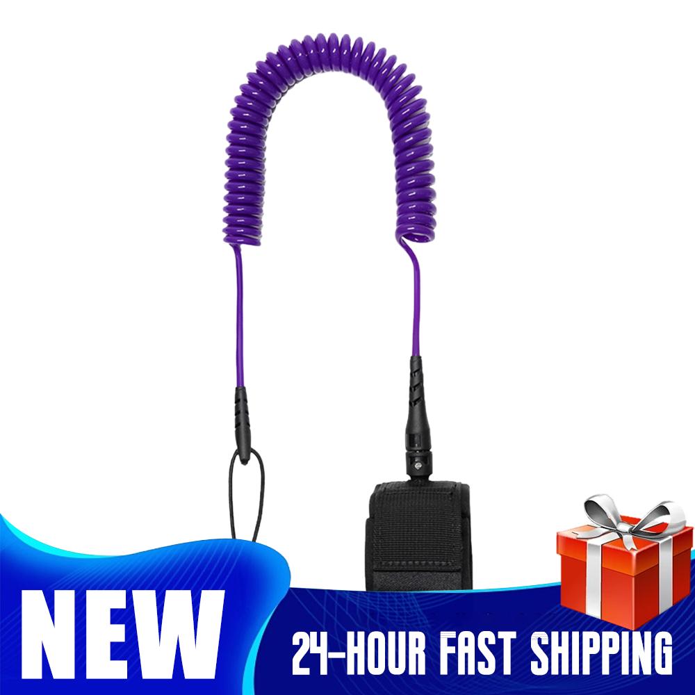 Laisse enroulée pour SUP, cord - Paddle Board Leash Coiled avis et prix