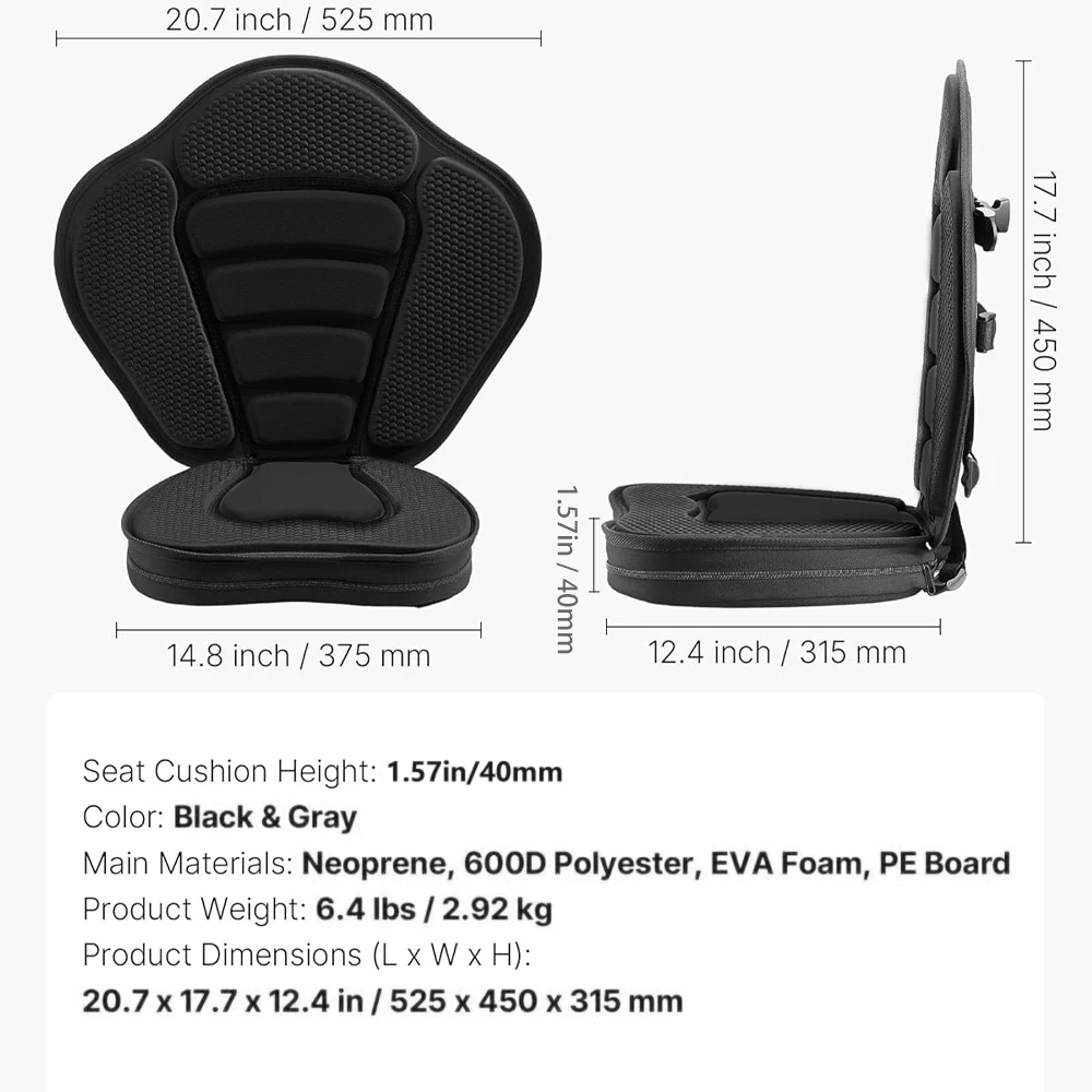 Siège de kayak, accessoires de - Sup Paddle Carbon Fiber avis et prix