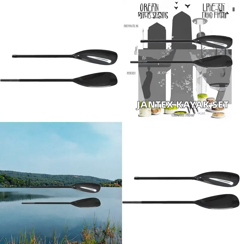 Pagaie de kayak en fibre de ca - Kayak Paddle Carbon 2 Piece avis et prix