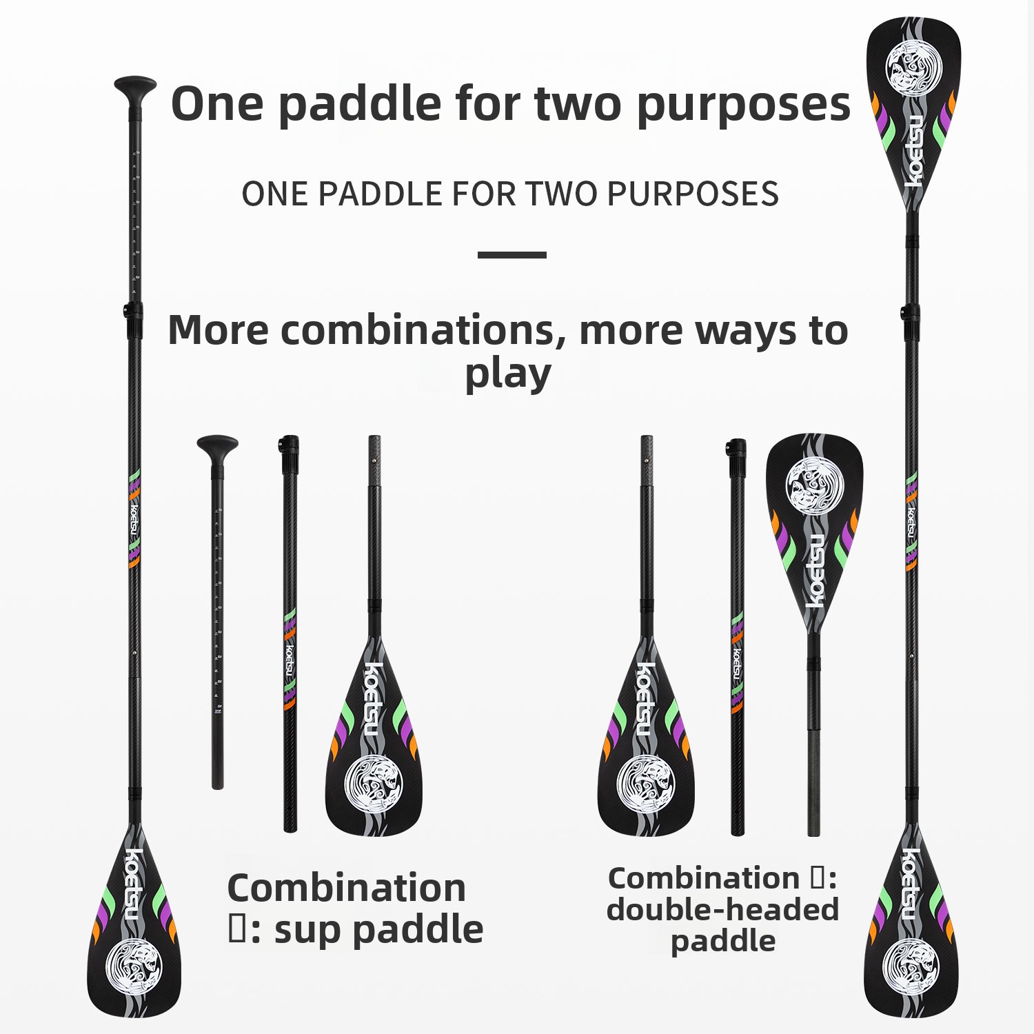 Pagaie de SUP en carbone intég - Sup Paddle Carbon Fiber avis et prix