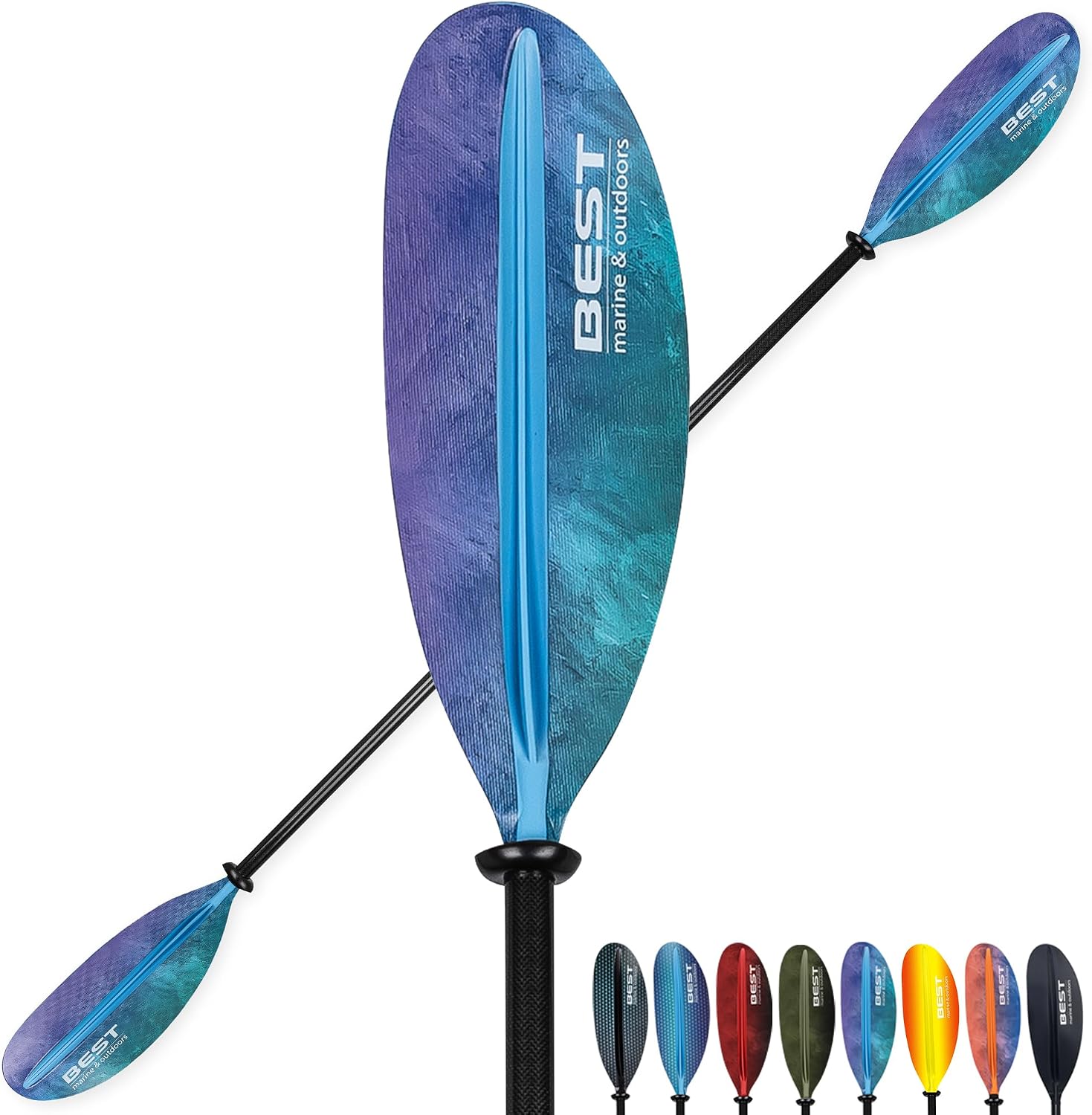 Pagaie de kayak en fibre de ca - Kayak Paddle Carbon 2 Piece avis et prix