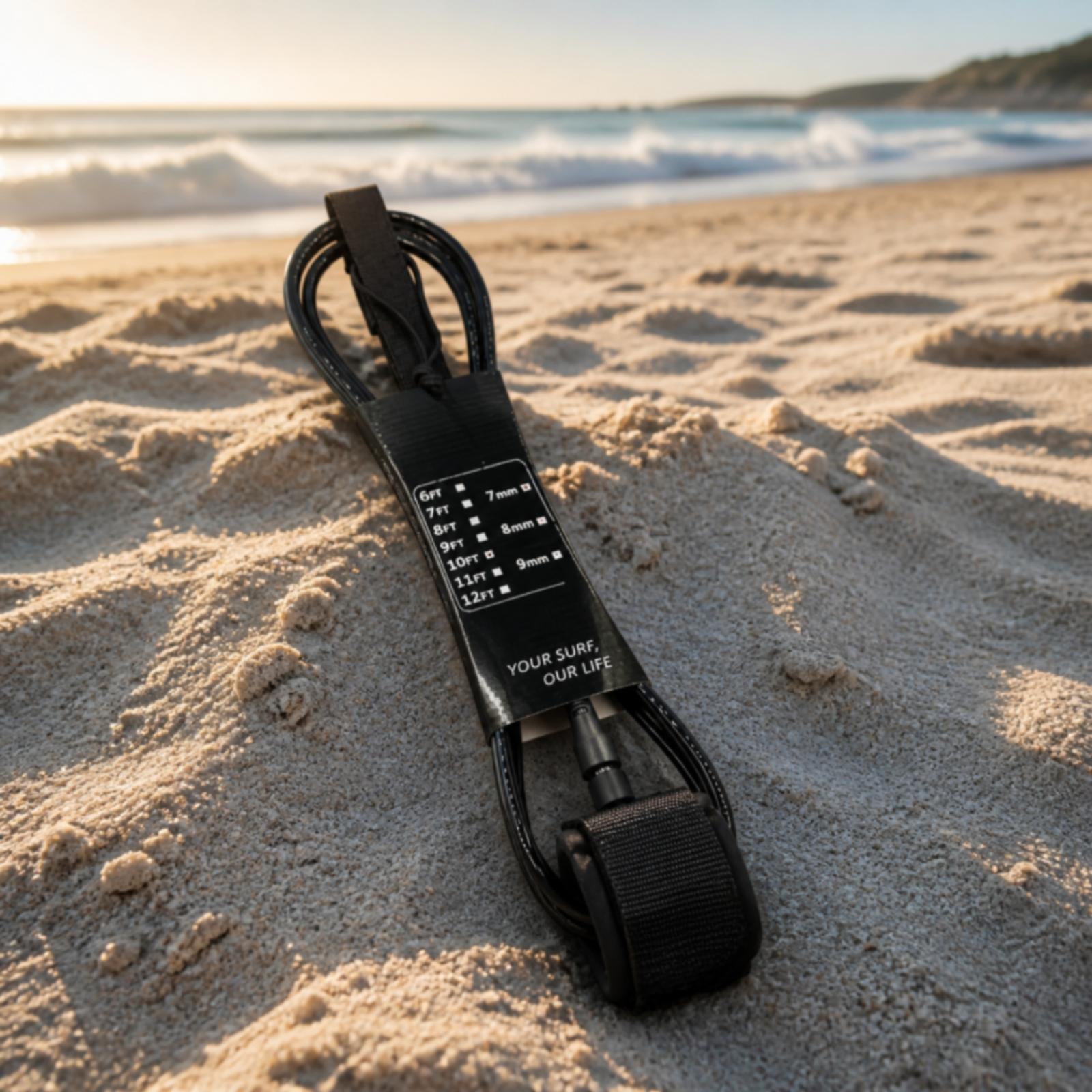 Laisse de sécurité pour planch - Paddle Board Leash Coiled avis et prix