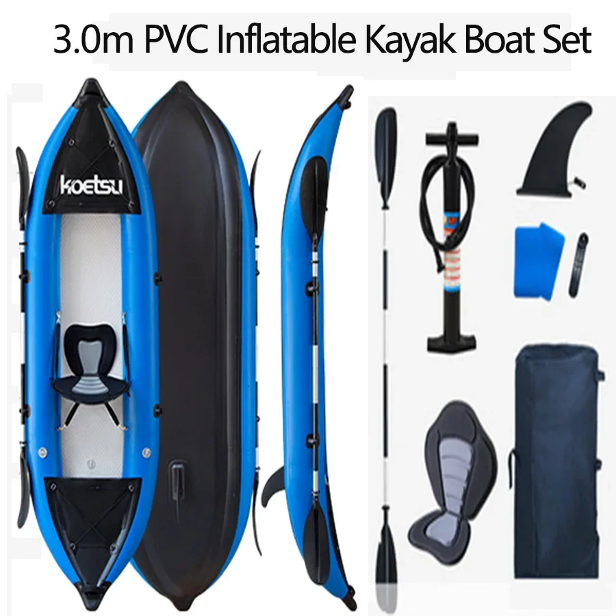 KOETSU-Canoé-kayak gonflable e - Kayak Inflatable 2 Person avis et prix