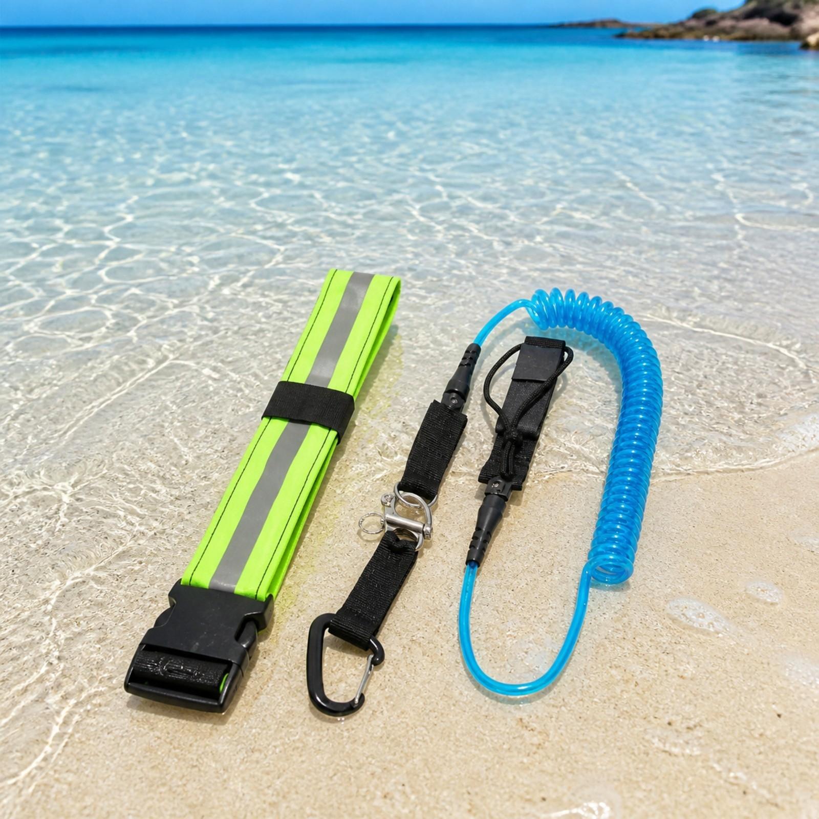 Cordon de sécurité pour planch - Paddle Board Leash Coiled avis et prix