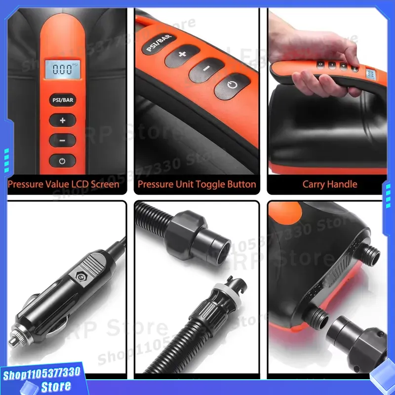 Pompe à air électrique 20 PSI  - Paddle Board Electric Pump 20Psi avis et prix